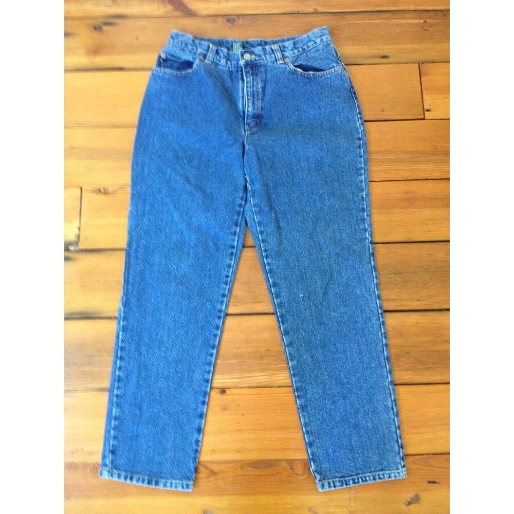 Ralph Lauren Classic Fit Straight Leg Medium Wash Womens Jeans 8 30" Waist